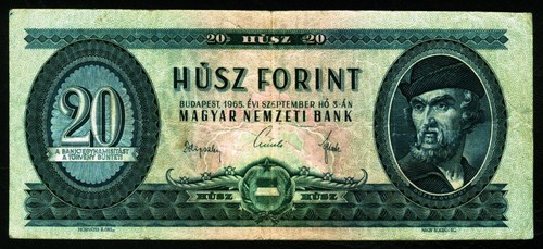 Ungarn forint 1965 - 20, 1965.