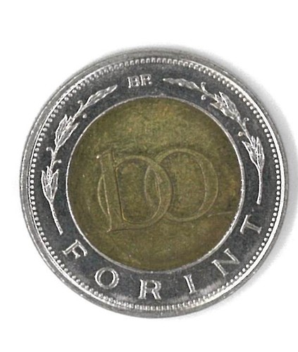 100 forint münze ungarn - 100,