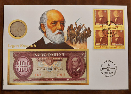 Banknotenbrief ungarn lajos - -,