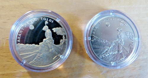 2x münze ungarn - 2x,