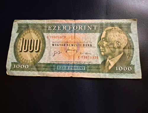 Ungarn 1000 forint banknote - ungarn,