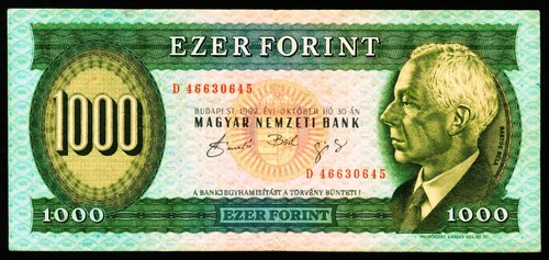 Ungarn 1000 forint 1992 176a - ungarn., 1992.