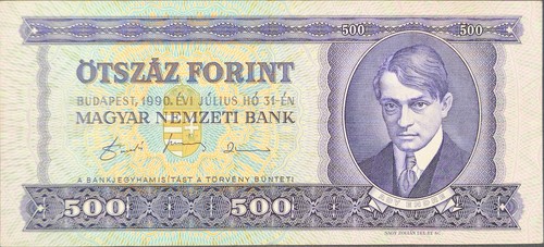 Ungarn banknote 500 forint - banknote,