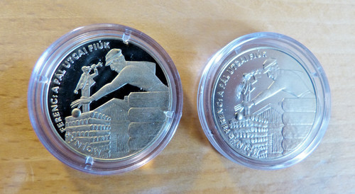 2x münze ungarn - münze,