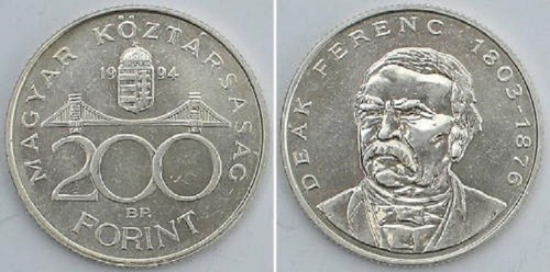 200 forint 1994 - forint,