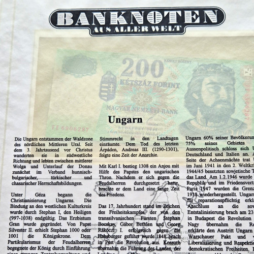 Ungarn 200 forint - 200, banknote