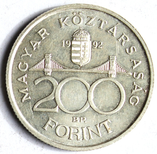 Ungarn 200 forint - forint, 1992