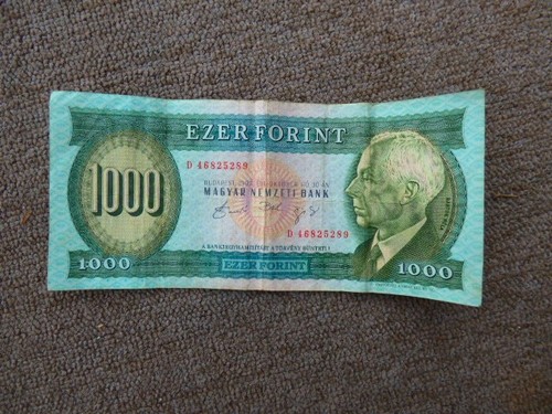 1000 forint geldschein ungarn - forint, geldschein,