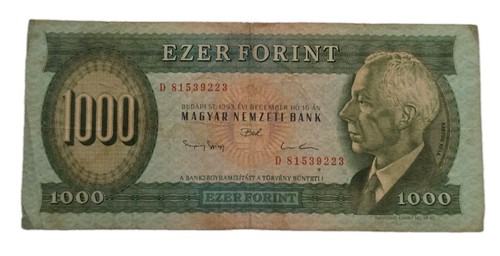 1000 forint geldschein ungarn - forint,