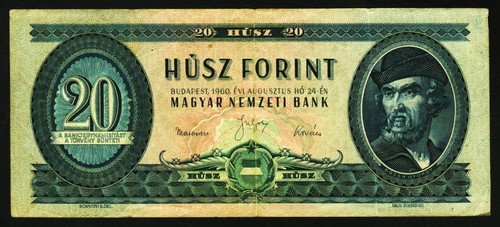 Ungarn forint 1960 - 20, 1960.