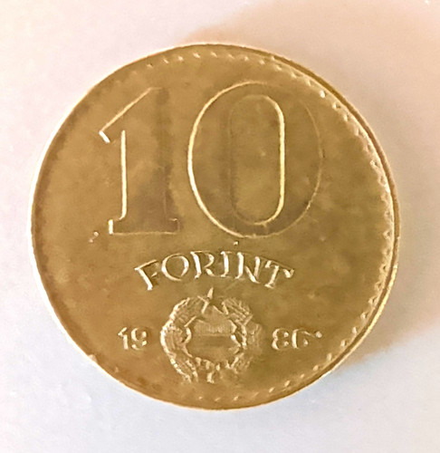 Ungarn forint 1986 münze - ungarn, 10