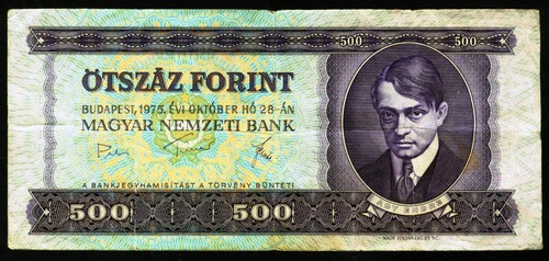 Ungarn 500 forint 1975 172b - 1975.,