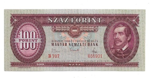100 forint 1968 ungarn - forint,