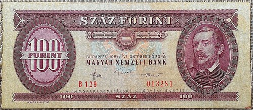 100 forint banknote geldschein - 100,
