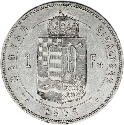 Ungarn münze forint 1872 - münze,