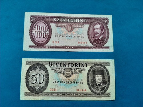 100 forint ungarn - 50+100,
