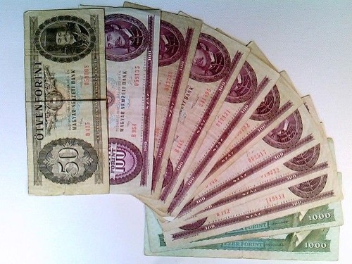 Banknoten ungarn 50 8x - ungarn,,