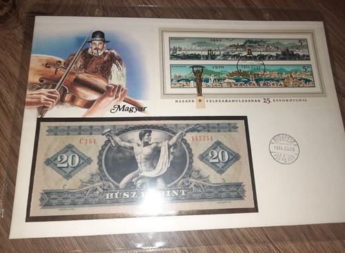 Banknotenbrief ungarn - banknotenbrief, 20