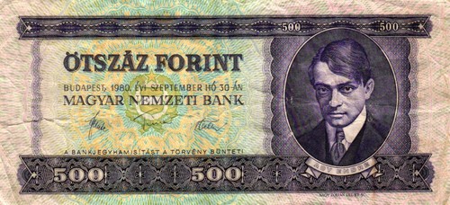 Hungary ungarn p172c 500 - hungary, /