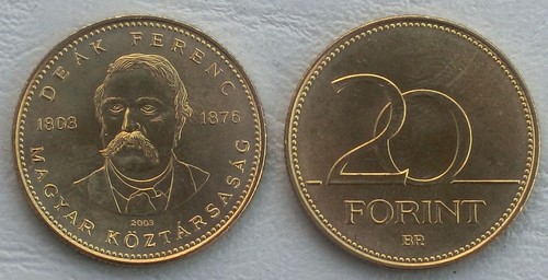 Ungarn forint gedenkmünze - ungarn, 20