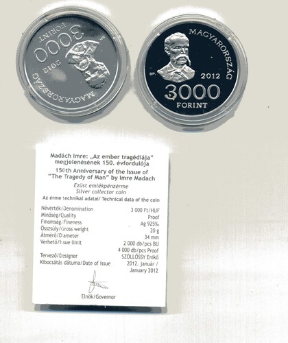 3000 forint 2012 imre - 2, x
