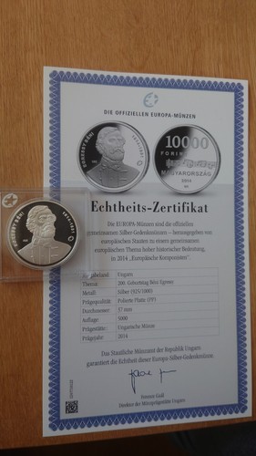 Silbermünze ungarn 10000 - silbermünze,