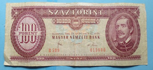 Ungarn 100 forint banknote - ungarn/100, forint-