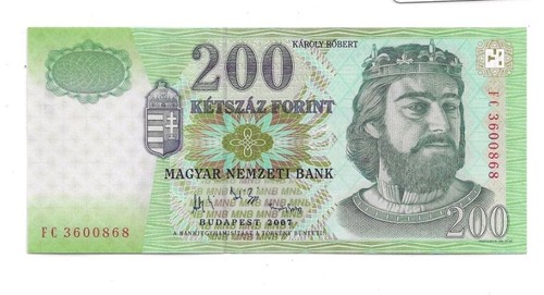 200 forint 2007 ungarn - p., 187g