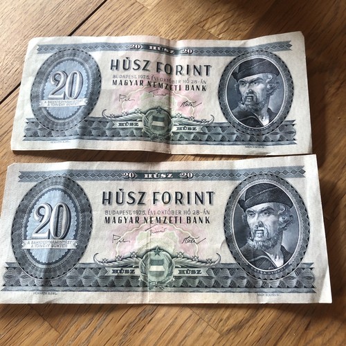 Hungarian banknote 20 - hungarian,