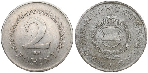 Ungarn hungary 2 forint - -,