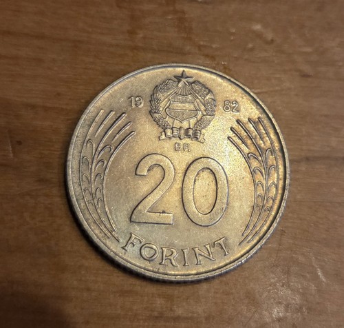 Münze ungarn forint - 20, 1982